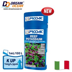 프로닥 리뉴얼 리프 포타슙 산호어항 해수어 첨가제 발색 골격강화 뼈대형성 칼륨, 1개, 250ml