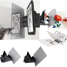 휴대용 투명 광학 드로잉 보드 드로잉거치대, 9in