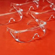 투명 보안경 고글 안면밀착 안경사용 안전성 비산물차단 압박완화