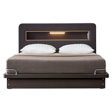 규수방 E0 친환경 PU헤드 프리미엄 침대프레임, 리오(그레이)평상형 컴포트유로탑 그레이(매트포함)