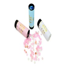 횽스 종이꽃가루 폭죽 웨딩컨페티, 화이트