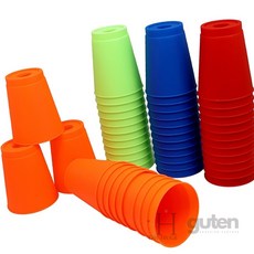 더휴즈 스포츠 스태킹컵 세트 12P 컵스택, 블루, 1개