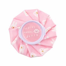 휴대용 냉온찜질팩 얼음주머니 냉찜질 캐릭터 아이스팩 핑크토끼, 1개