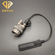 전술 SF M600V M300V 무기 총 조명 LED 조명 스트로브 출력 에어소프트 소총 AR15 M16 사냥 무기 조명 원격, 04 DE tailcap Switch