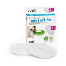 Catit 飲水器濾心 (適用花舞噴泉飲水器), 1個, Catit濾棉圓形(2入) x1盒