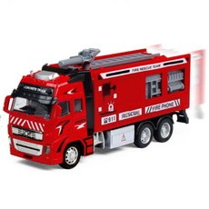 남아 연말선물 튼튼 중간사이즈 소방차1P 역할놀이 조카선물 5살, 1개