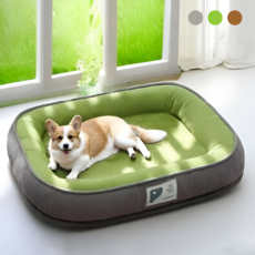 (품질UP 가격 DOWN) 런레이더 반려동물 강아지 마약 방석, 그린, 1개
