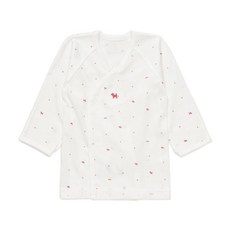 블루독 베이비 RD B.I뱀부배내저고리 46370-000-02 출산백일돌 유아 상하복 내의 출산 선물 백일 돌 선물