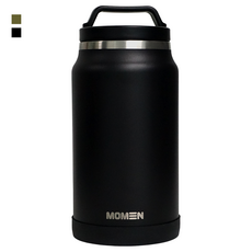 모멘 그랜드 대용량 캠핑물통 아이스팟 워터저그, 블랙, 1개, 2.5L