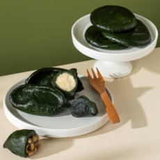 [백억]모싯잎 송편 찐송편 쑥절편, 1.2kg, 20개, 기피