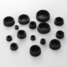 塑料方管塞 100個裝 適用於桌椅腳墊 防刮靜音, 1個, 19MM圓管內塞 100個