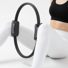 픽센트 논슬립 판안그립 필라테스 링, 1개, 블랙