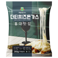 부엉이돈가스 더티치즈돈가스 1040g 에어프라이어 가능 홍대 튀겨나온돈까스, 260g, 4개