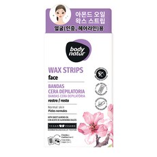 바디네이처 스위트 아몬드 왁스스트립 페이스용, 1개