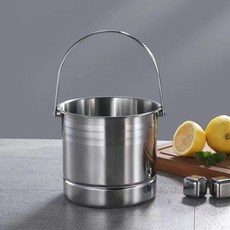 不銹鋼冰桶 雙層保溫保冷 1.6L, 1個, 本色款 1.6L