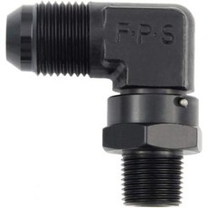 프라고라 499104BL 블랙 크기 4 x 18 MPT 90° 회전 어댑터