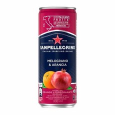 豐璽食品 聖沛黎洛天然氣泡水果飲料 四入組 酷澎代開發票 店到店最多2組, 1個, 柑橘紅石榴330ml罐裝 (最多兩組)