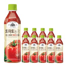 웅진 가야농장 토마토 주스, 500ml, 10개
