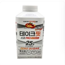 테이크핏 프로 납작복숭아맛, 450ml