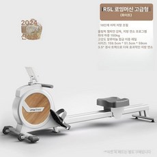 마그네틱 로잉머신 가정용 저소음 스마트 운동기구, 고강도 알루미늄 슬라이드-도자기 화이트 16단