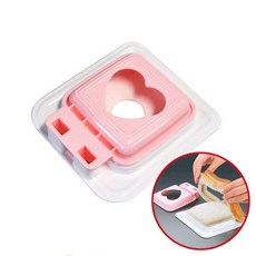 하트 샌드위치틀 샌드위치만들기, 1개