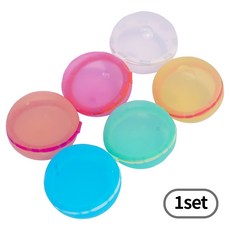 토이토 kc인증 실리콘 자석 물풍선 6개입 물폭탄 물놀이 공, 7cm, 혼합 6개입