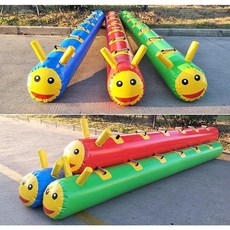 에어바운스 협동 달리기 토끼 단체릴레이 워크샵 거북이 풍선, a. 어린이 애벌레 - 3 명 (두꺼운 환경 보호 이중