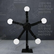비비탄사격타겟 회전 에어소프트건 사격장 과녁, 표준 구성, 스윙 격투기 나무, 1개