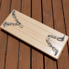 놀이터 그네 체인 체육 걸이끈 4m 어 펜션 실외그네 철봉밴드 수평 모델 같이 나사, 좌판 60cmx20cm 후크 포함, 1개