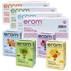 이롬 황성주박사의 과채습관 옐로우 그린 퍼플 트로피컬 (24팩) x 4박스, 96개, 140ml
