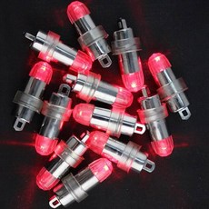 10-50개 풍선 배터리 비 깜박이 미니 LED 조명 종이불 꽃 파티 방수 잠, 20pcs, red