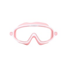다이비프로 멀티컬러 어린이 물안경 수경 유아 키즈 스위밍 수영장 아동용 와이드 고글, 1개, 핑크 블라썸