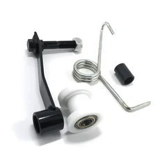 체인 롤러 풀리 슬라이더 텐셔너 휠 가이드 (더트 미니 바이크 ATV 110cc 고카트용), 01 black