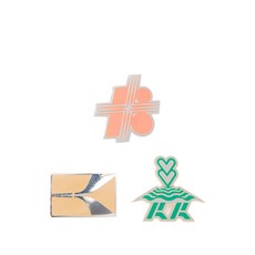 키코코스타디노브 그래픽 프린트 핀