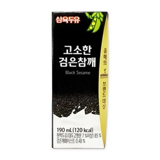[삼육] 검은 참깨 두유 190ml, 24개