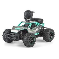 ALLOY RC카 카메라 자동차 장난감 무선 리모컨 영상 촬영 오프로드 전동 완구, 1개, 1/12 합금 HD카메라 RC카 녹색 039