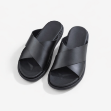 로버 남자슬리퍼 4.5cm 키높이 발편한 스트랩 가벼운 초경량 쿠션 사무실 실내화