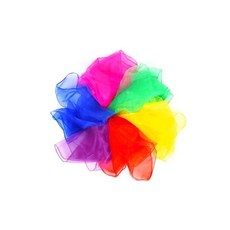 PJ 저글링스카프 60x60cm 6색 (24개 세트) 플레이잭, 1개