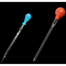 유리 스포이드 1 2 3 5 10 20ml 스포이트, 스포이드 실리콘 파랑 1ml