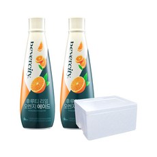 세미 베버시티 리얼에이드 오렌지 1kg 2개 (냉장) 아이스박스포장