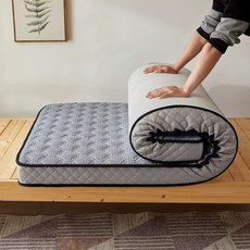 100cm 토퍼 침대 매트리스 라텍스 고시원 학생 1인용 수면매트, 1cm, A형 회색 8CM