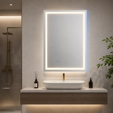 觸控調光 60X80cm 三面發光 側面發光 智能鏡 浴室鏡 LED鏡 除霧鏡 鏡子
