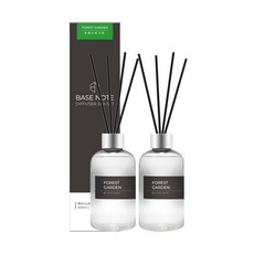 베이스노트 홈 디퓨저, 포레스트가든, 200ml, 2개