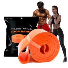 풀업밴드 턱걸이 홈트 보조 밴드 스포츠 스트롱 파워밴드, 오렌지 7단계, 1개