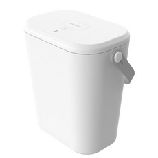 多尼斯真空儲糧桶12L，密封防潮米桶，大容量儲米箱，食品級材質, 白色, 1個