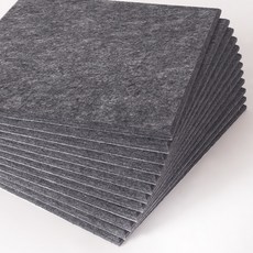 데코리아 접착식 방음아트보드 방음 흡음 차음 단열 패널, 12개, AB-005DG 다크그레이