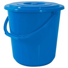 카시안 파트너 바케스 NA 플라스틱 양동이 음식물 쓰레기통 휴지통, 25L(블루), 1개