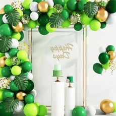 비브랜드 촬영 홈파티 용품 초록 풍선 파티 데코 꾸미기 장식품