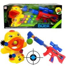 헝그리덕 슈팅게임 장난감총 가족게임 실내완구, 타잎2 기관총, 1개