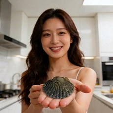 통영 산지직송 세척 흑백 가리비 25미 내외, 1개, 흑백가리비(25미 내외) 3kg